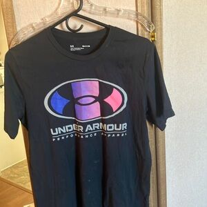 FINAL MARKDOWN Unisex Under Armour Black T-Shirt with Logo small